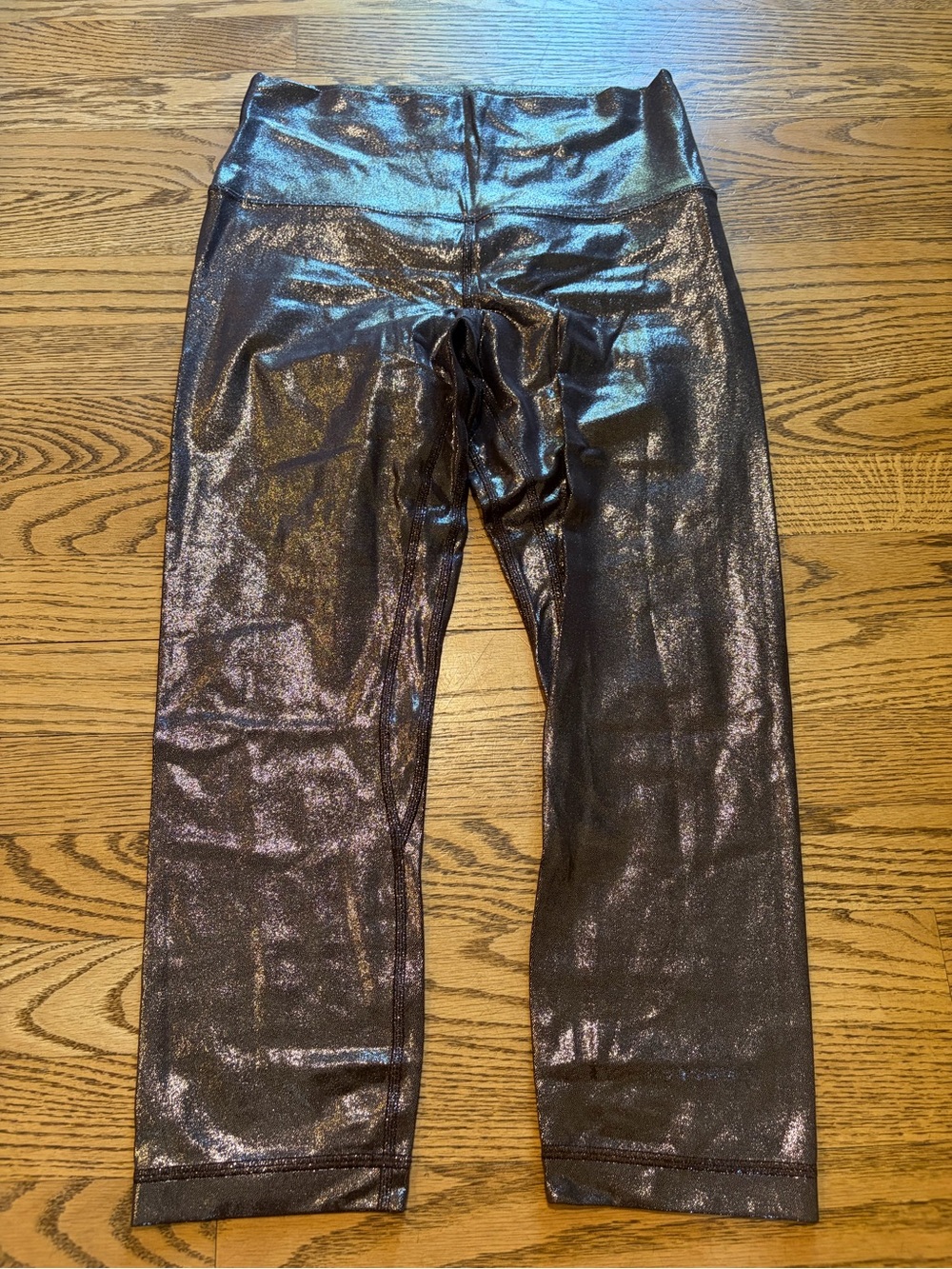Lululemon Align High Rise Crop 21” Radiate Foil French Press